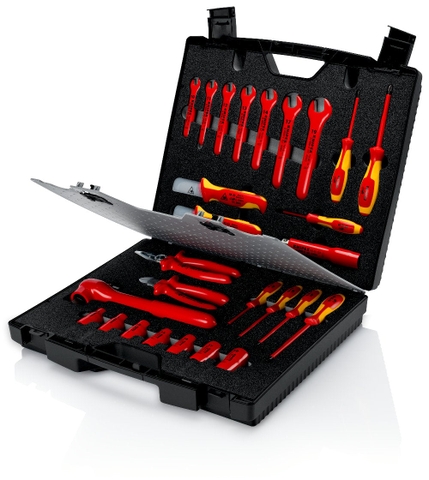 Bộ dụng cụ cách điện 1000V 26 chi tiết Knipex 98 99 12