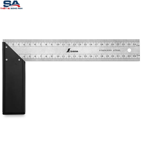 Thước ê ke mộc 250mm Shinwa 62294