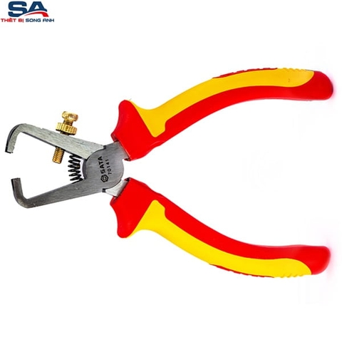 Kìm tuốt dây cách điện 1000V Sata 70141