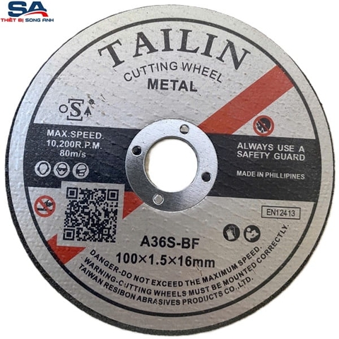 Đá cắt Tailin 100mm