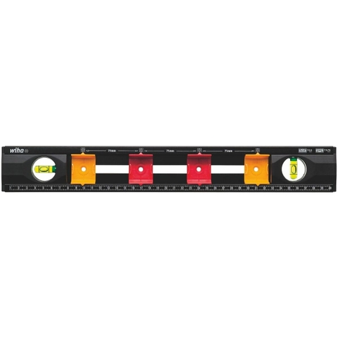 THƯỚC THỦY 400MM WIHA KHOẢNG CÁCH Ô KẺ CÓ THỂ THAY ĐỔI 71MM | 42074