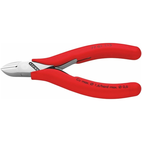 KÌM CẮT LINH KIỆN MẠCH ĐIỆN TỬ DÀI 115MM KNIPEX | 77 01 115