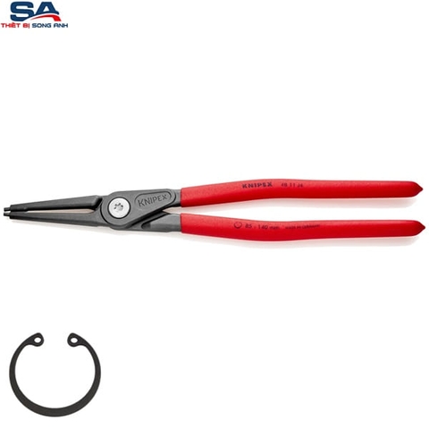Kìm mở phe trong mũi thẳng 85-140mm Knipex 48 11 J4