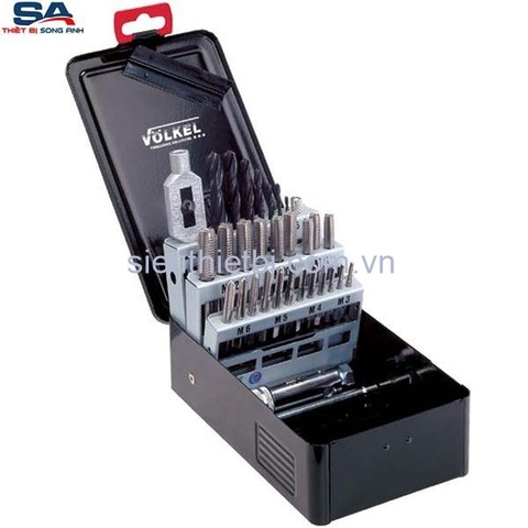 Bộ taro mũi khoan 30 chi tiết M3-M12 Volkel 49511