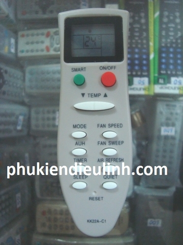 ĐIỀU KHIỂN ĐIỀU HÒA KK22A-C1 (HÀNG TRUNG QUỐC)