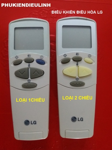 ĐIỀU KHIỂN ĐIỀU HÒA LG LOẠI 1 CHIỀU VÀ 2 CHIỀU (HÀNG CHÍNH HÃNG)