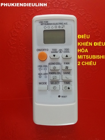 ĐIỀU KHIỂN ĐIỀU HÒA MITSUBISHI ELECTRIC 2 CHIỀU MẶT NHŨ (LOẠI TỐT)