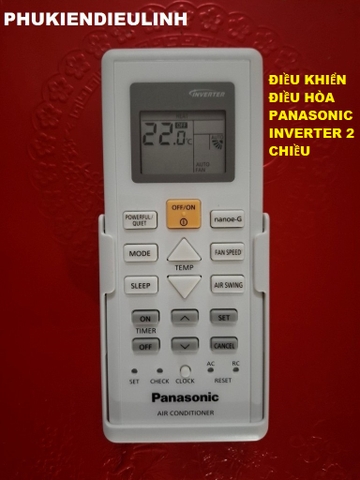 ĐIỀU KHIỂN ĐIỀU HÒA PANASONIC INVERTER 2 CHIỀU 10600 (HÀNG CHÍNH HÃNG)