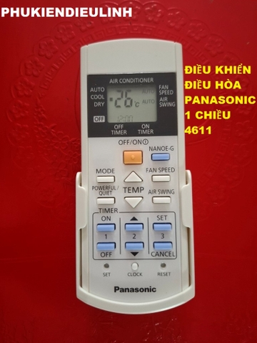 ĐIỀU KHIỂN ĐIỀU HÒA PANASONIC 1 CHIỀU 4611 (HÀNG CHÍNH HÃNG)