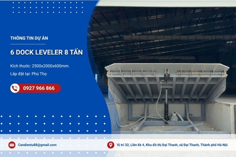 Thông Tin Cấu Hình Dự Án Lắp Đặt 6 Dock Tại Phú Thọ