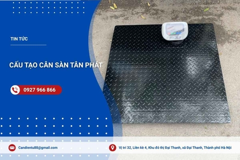 CẤU TẠO CÂN SÀN ĐIỆN TỬ: TRỌN BỘ THIẾT BỊ TIÊU CHUẨN GỒM NHỮNG GÌ?