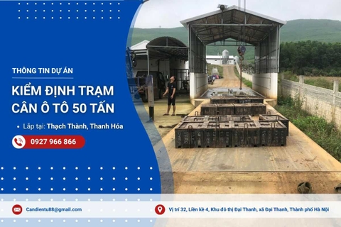 Dự án kiểm định cân ô tô tại Thanh Hóa