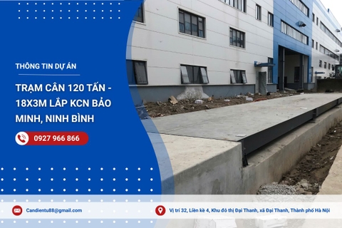 Trạm cân điện tử tại Ninh Bình lắp đặt bàn giao đúng tiến độ