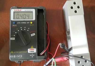  Đo điện trở từng cặp dây loadcell