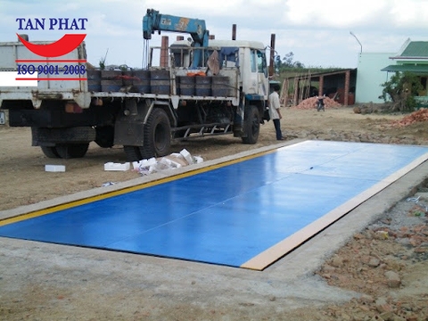 Cân 40 tấn lắp chìm có hố cân.