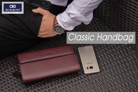 BST Classic Handbag - Ví Cầm Tay Nam Cao Cấp Made In Italy