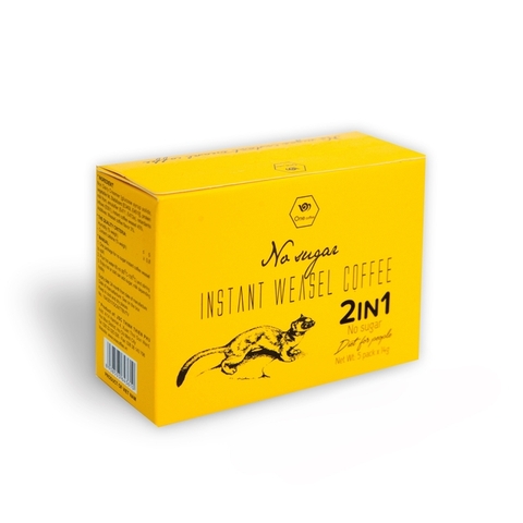 CÀ PHÊ CHỒN HÒA TAN KHÔNG ĐƯỜNG 5 GÓI X 14GR