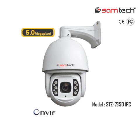 Camera Speed Dome công nghệ IP SAMTECH STZ-7850 IPC 5.0 Megapixel