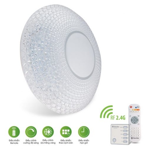 Đèn led ốp trần D LN22L 500/40W.RF Rạng Đông