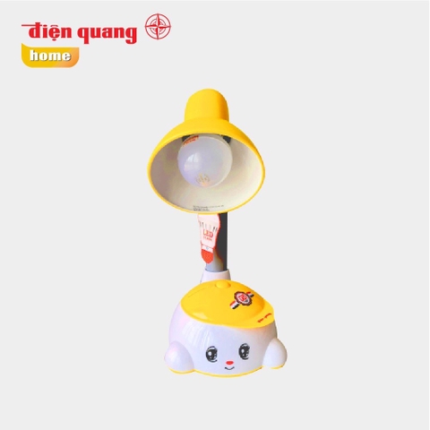 Đèn bàn Điện Quang ĐQ DKL04 ( kiểu trẻ em, màu vàng trắng )