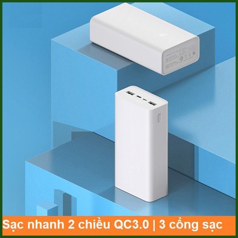 Pin dự phòng 30000mAh Gen3 Xiaomi 2020 sạc nhanh 18w