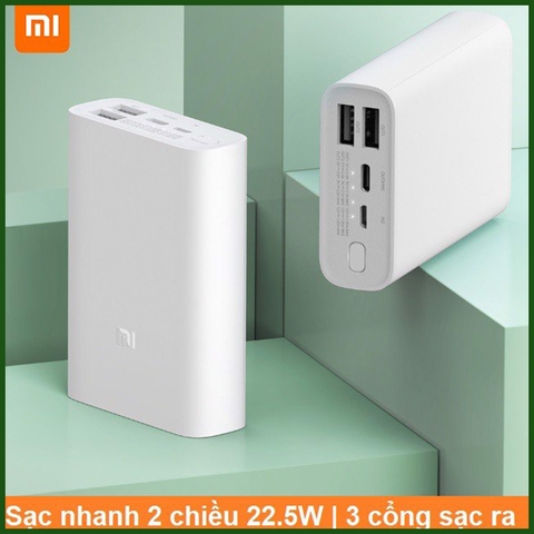 Pin sạc dự phòng 10000mAh Xiaomi Pocket PB1022ZM sạc nhanh cho iphone