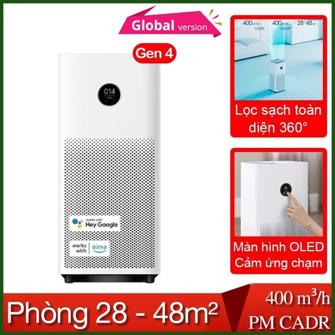 Máy lọc không khí Mi Air Purifier 4 BHR5096GL Quốc Tế