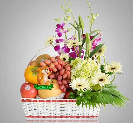 GIỎ HOA QUẢ ST 03
