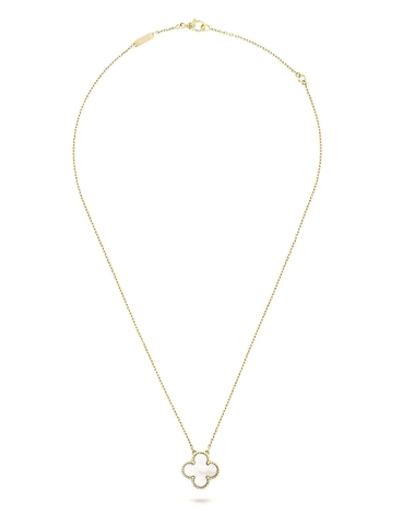 Dây chuyền VAN CLEEF & ARPELS Vintage Alhambra gold and mother-of-pearl pendant 18K GOLD