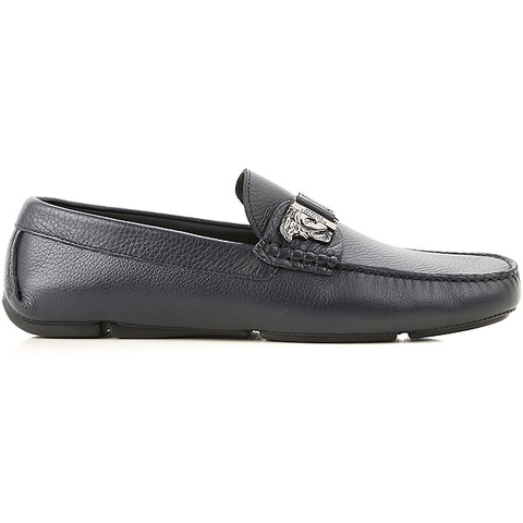 VERSACE MEDUSA HEAD ON BUCKLE LOAFER