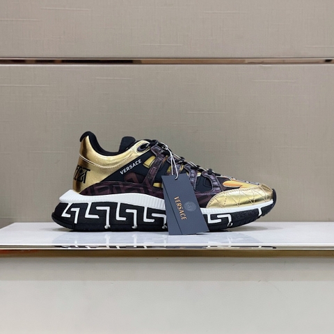 GIÀY VERSACE TRIGRECA LEATHER SNEAKER SHOES AAA