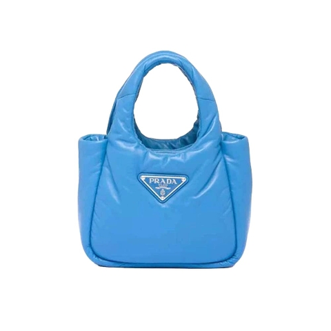 TÚI Prada Women Small Padded Prada Soft Nappa-Leather Bag-Blue