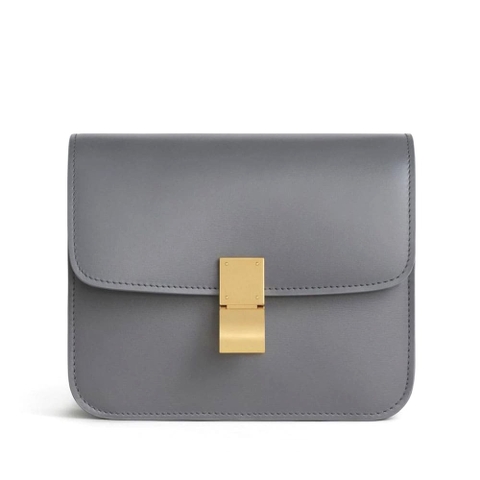 TÚI Celine Women Teen Classic Bag in Box Calfskin-Silver