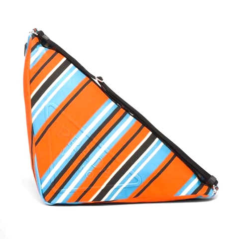 TÚI PRADA Men Printed Canvas Prada Triangle Bag-Orange