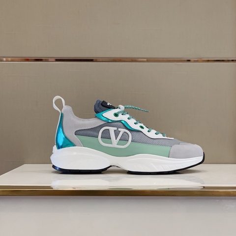 GIÀY VALENTINO V LOGO LEATHER SNEAKER SHOES AAA