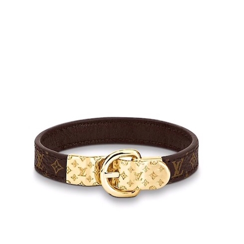 VÒNG TAY DA LOUIS VUITTON FASTEN YOUR LV BRACELET