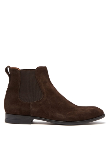 GIÀY ERMENEGILDO ZEGNA  Rodrigo suede chelsea boots