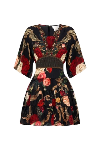 VÁY CAMILLA ROSE GARDEN FLOWER MID DRESS High Classy