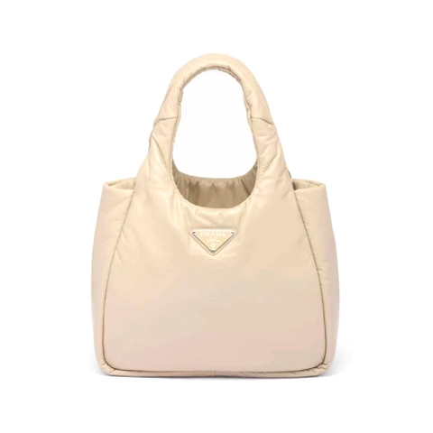 TÚI Prada Women Medium Padded Prada Soft Nappa Leather Bag-Beige