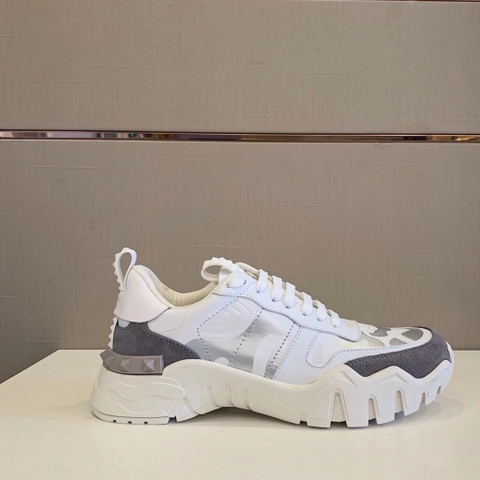 GIÀY VALENTINO CAMOULFLAGE LEATHER SNEAKER SHOES AAA