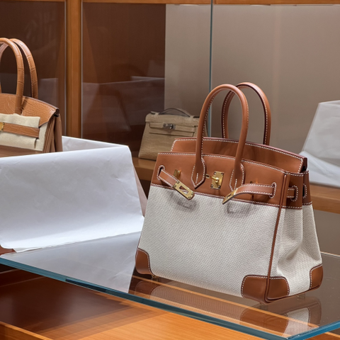 Túi Hermes Birkin Vintage 25CM  Handmade khâu tay(Giá liên hệ)