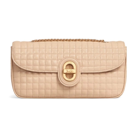 TÚI Celine Women Medium Chain Sulky Bag in Quilted Lambskin-Sandy