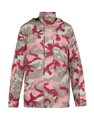 ÁO VALENTINO  Camo Art-print jacket