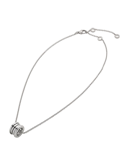 Vòng cổ BVLGARI White Gold B.Zero1 Pendant vàng trắng 18K