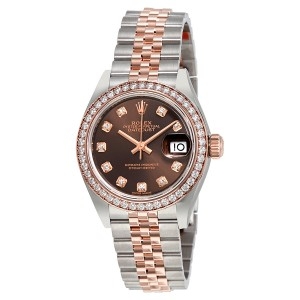 ĐỒNG HỒ ROLEX Lady Datejust Chocolate Diamond Dial Automatic Watch
