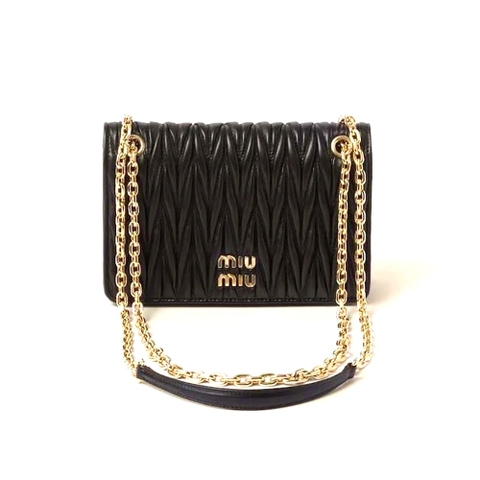 Ví Miu Miu Women Matelassé Nappa Leather Mini-bag-Black