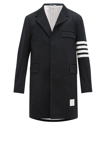ÁO THOM BROWNE  Chesterfield four-bar wool-blend jacket