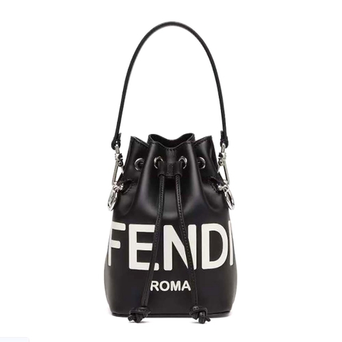 TÚI Fendi Women Mon Tresor Black Leather Mini-bag