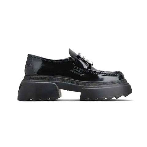 GIÀY Roger Vivier Women Wallaviv Strass Buckle Loafers in Patent Leather