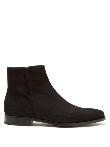 GIÀY PRADA  Suede chelsea boots